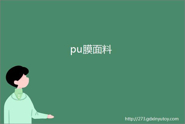 pu膜面料